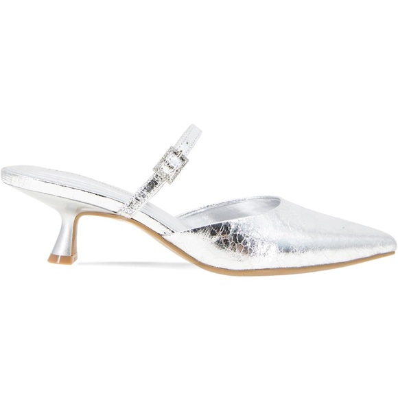 NWT • BCBGeneration • Women's Katalina Kitten Heel • 🩶 Silver • Size 10 • 😍😍 - Picture 3 of 5